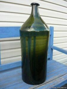 Двухведёрная бутыль зеленого стекла - 4501710.jpg