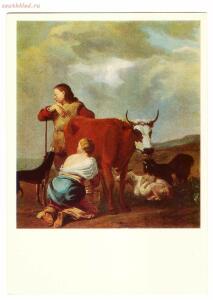 Псковская картинная галерея - 1770-е, доение коровы.jpg