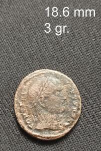 Прошу идентифицировать и оценить если возможно монеты Греция, Рим и др  - 5-1 Roman Constantin Follis Providentia Gate SMKA Cyzicus in SS.jpg