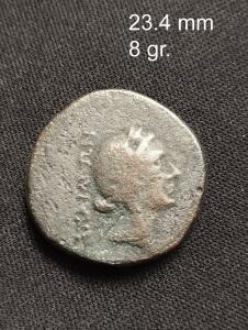 Прошу идентифицировать и оценить если возможно монеты Греция, Рим и др  - 11-1 Super Rare (Not in RPC) BITHYNIA. Apamea. Pseudo-autonomous. Lyre, AE25 a399.jpg