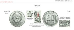 Разновидности монет СССР и РФ - 20 коп 1942 шт 1а.jpg