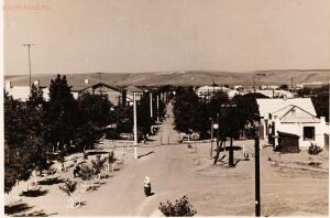 Старые фотографии поселок Глубокий -  Глубокий, вид переулка Чкалова с пешеходного моста через ж.д.jpg