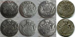 Копии монет Елизаветы Петровны - 5 копеек 1756.jpg