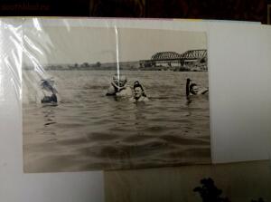 1952 год. Справа перед мостами Каменный Вал, это место называлось Солдатский пляж, на берегу были сплошные огороды, их поливали черпая воду из Донца.