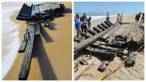 На пляж во Флориде вынесло обломки старинного корабля - historicship-florida.jpg
