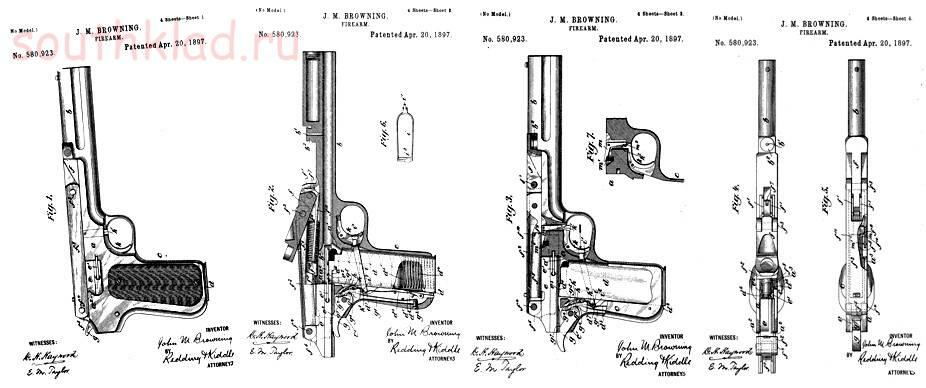 Браунинг 1900 схема