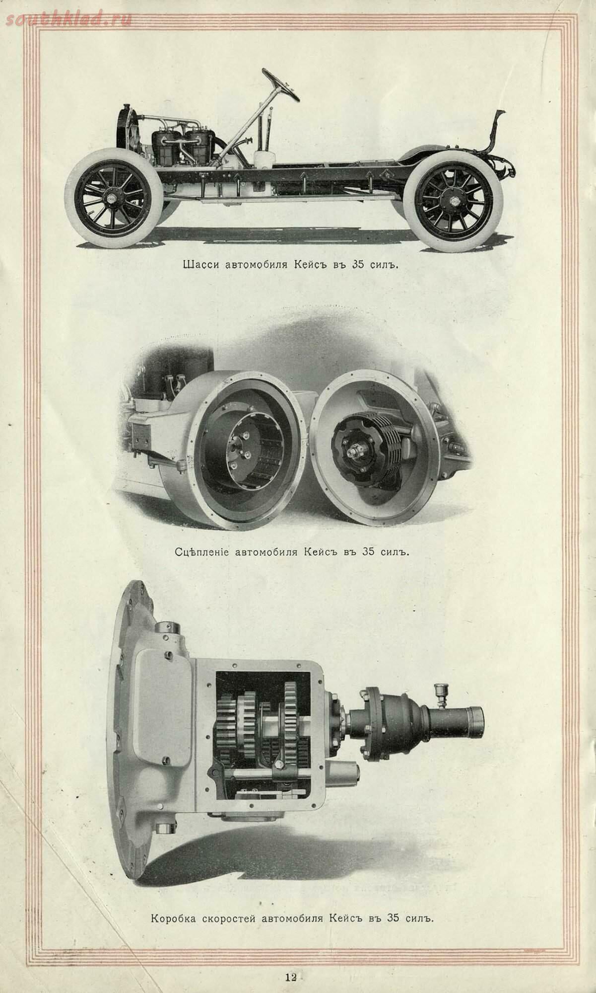 Автомобили "Кейс" 1915 год История,Авто,Реклама