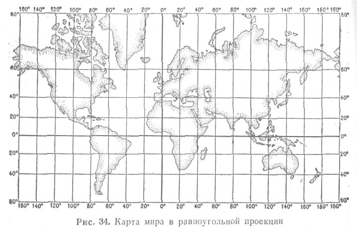 Карта меркатора искажение