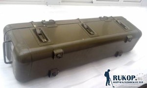 [Продам] Ящик алюминиевый армейский 115 л. 120Х37Х28 - 4 Вид сторона с замками.jpg