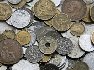 Старые монеты Европы до 1950 года на вес от 1 кг - DSCN0888.JPG