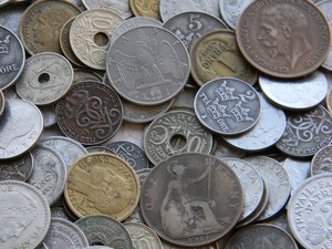 Старые монеты Европы до 1950 года на вес от 1 кг - DSCN0911.JPG