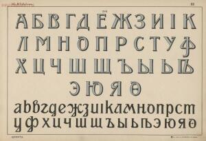 Альбом писаных и печатных шрифтов для чертежников и учеников технических школ 1906 год - 9a22fef38865.jpg