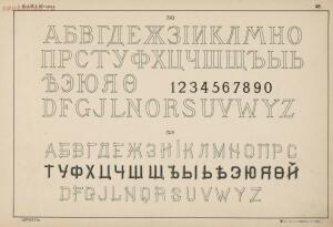 Альбом писаных и печатных шрифтов для чертежников и учеников технических школ 1906 год - 4b185dac8f02.jpg