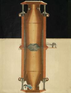 Доменная печь 1901 год. Разборная модель, состоящая из 8 разборных частей в красках - rsl01010674786_11.jpg