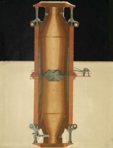 Доменная печь 1901 год. Разборная модель, состоящая из 8 разборных частей в красках - rsl01010674786_13.jpg