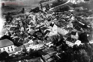 Цинтен (Корнево) с воздуха. 1930-е годы.