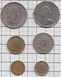 Подборка монет Гон-Конг - 6 монет, 250р