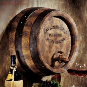 Медный кран - 9-unique-wine-decorations-wine-gifted-throughout-wine-barrel-wall-art.jpg