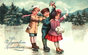 Новогодние и Рождественские открыты Российской Империи - 763d56ccb327f64ff7bb0d157e296cc1.jpg