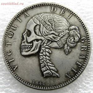 Монеты-Портреты... - Hobo-1844-Queen-font-b-Victoria-b-font-Young-Head-Silver-Crown-Coin-Great-Britain-Copy.jpg