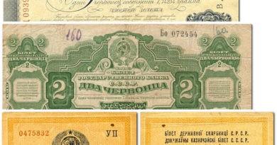 Билеты Государственного Банка СССР 1928 года