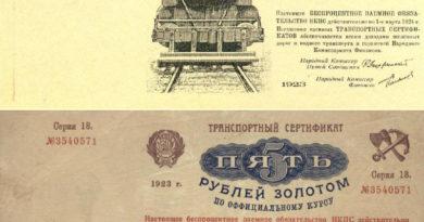 Транспортные сертификаты 1923 года