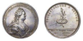 Медаль В память заключения мира со Швецией 1790 года