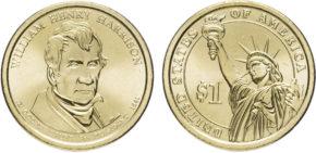 1 доллар 2009 года Уильям Генри Гаррисон