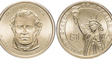 1 доллар 2009 года Закари Тейлор