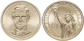 1 доллар 2010 года Авраам Линкольн