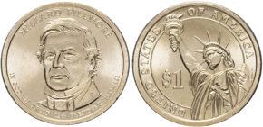 1 доллар 2010 года Миллард Филлмор