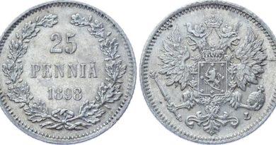 25 пенни 1898 год