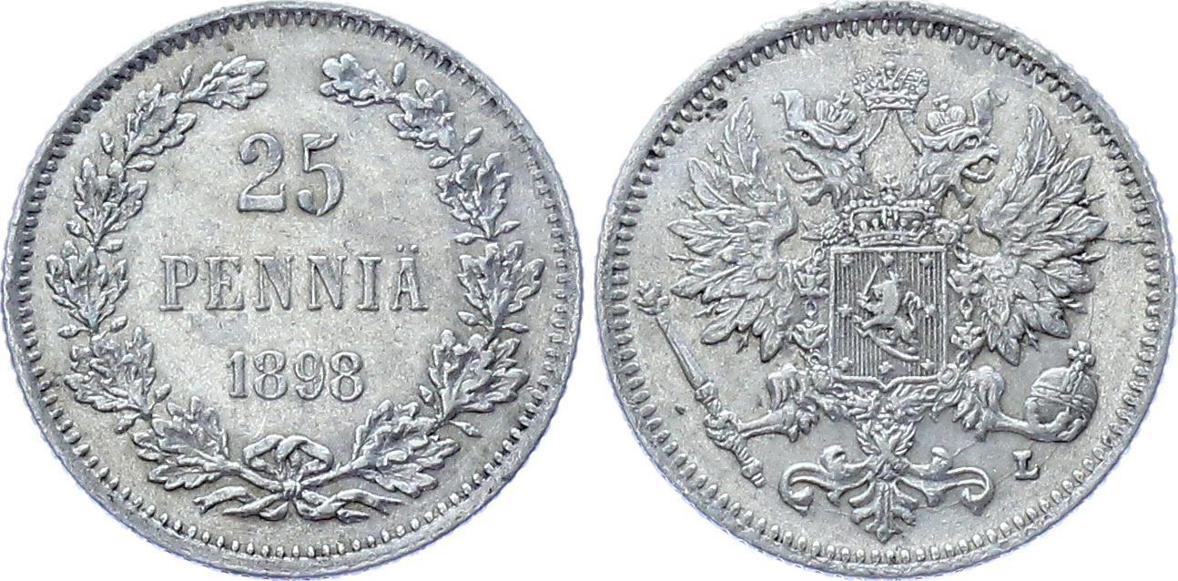 25 пенни 1898 года