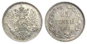 25 пенни 1913 год