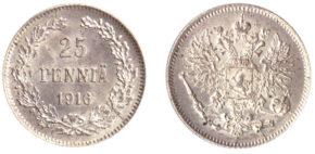 25 пенни 1916 год