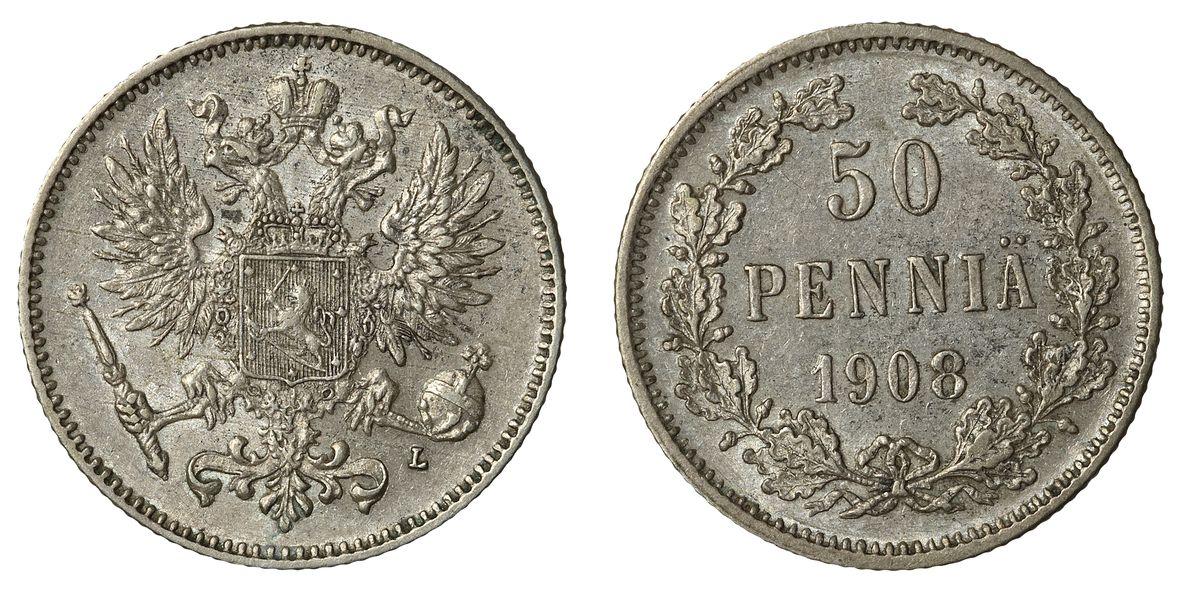 50 пенни 1906 года