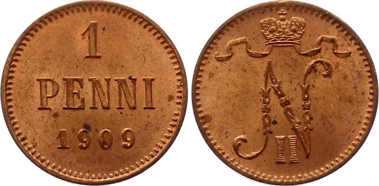 1 пенни 1910 года