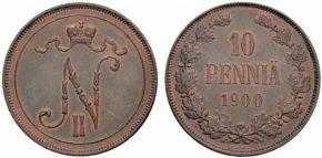 10 пенни 1900 год