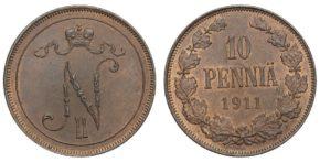 10 пенни 1911 год