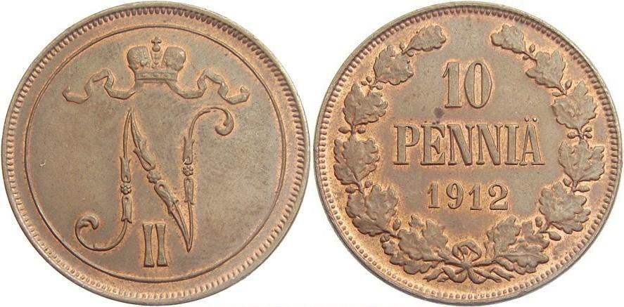 10 пенни 1912 года