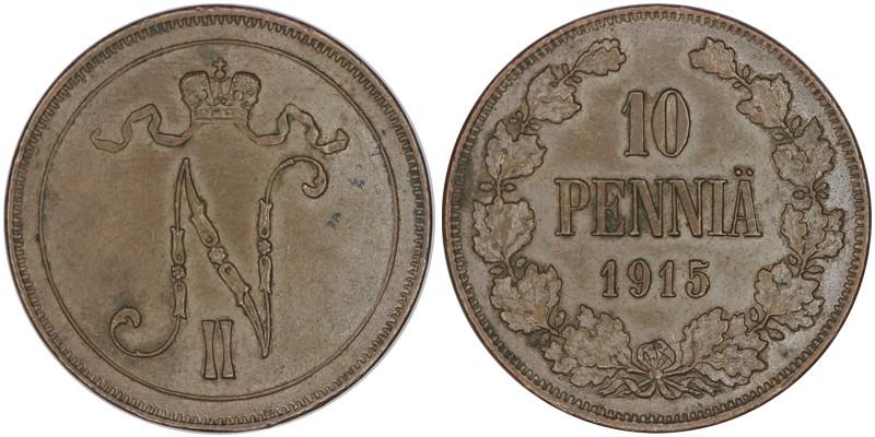 10 пенни 1915 года