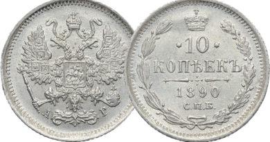 Монеты Александра III 1881-1894 год