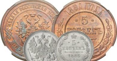 Монеты Александра III 1881-1894 год