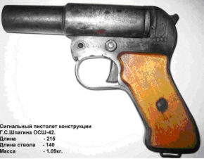 Пистолеты и ракетницы СССР Второй Мировой Войны
