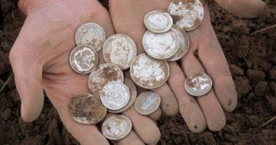 Поиск монет на урочищах