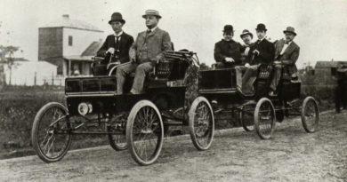 Автомобили и автомобилисты начала 1900-х годов