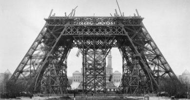 Уникальные снимки со строительства Эйфелевой башни 1887-1889 годов