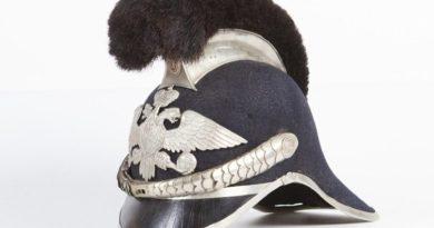 Узнайте, как выглядел парадный шлем младшего офицера Жандармского корпуса образца 1910 года