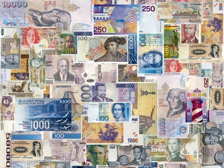 Банкноты различных стран мира