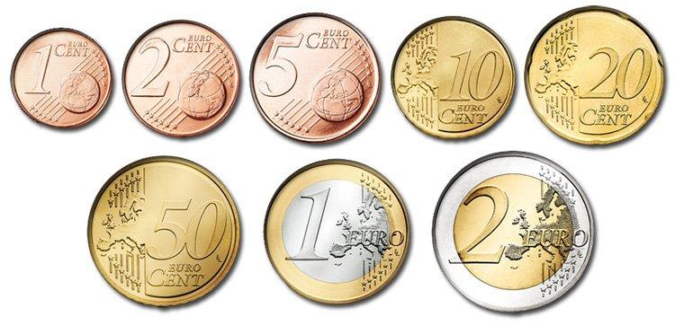 Монетный ряд Евро